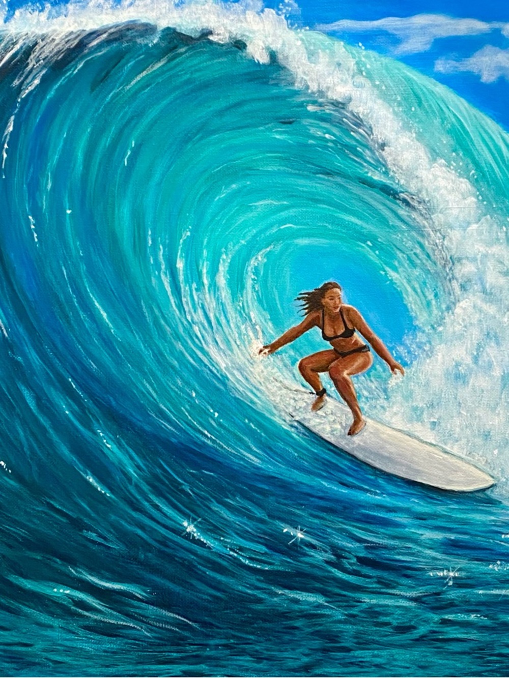 Hand Crafted Art Print “Living the Dream “